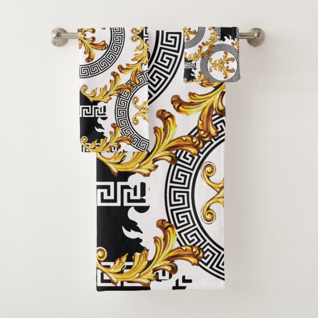 Décoration grecque d'or noir (En situation)