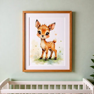 Décoration murale de crèche cerf – Chambre bébé bo