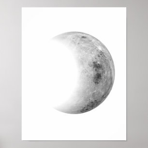 Décoration murale de la lune de croissant, Décor
