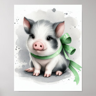 Décoration murale de la nurserie de cochons