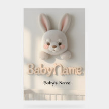 Décoration murale personnalisée pour bébé – Art de