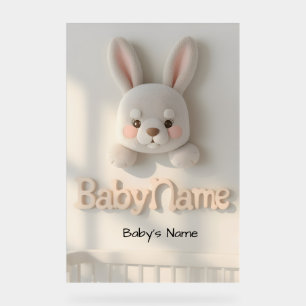 Décoration murale personnalisée pour bébé – Art de
