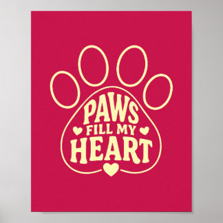 Décoration murale pour amoureux de chiens - Typogr