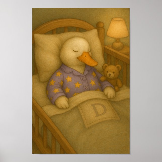 Décoration murale pour chambre d'enfant : Canard e (Devant)