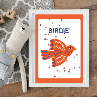 Décoration murale pour enfants "Scandinavian Birdi