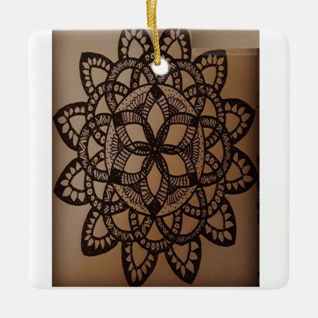 Décoration murale tambourine (Devant)