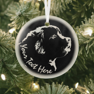 Décoration personnalisée de chien de l'ornement de