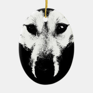 Décoration personnalisée de l'ornement Wolf Pup