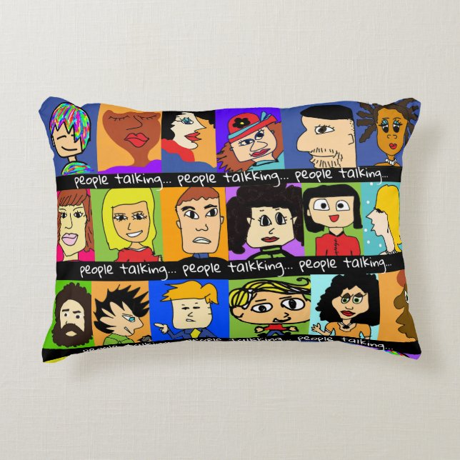 decoration pillow comic style (Front)