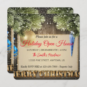 Décoration pour le sapin de Noël Carte de vacances