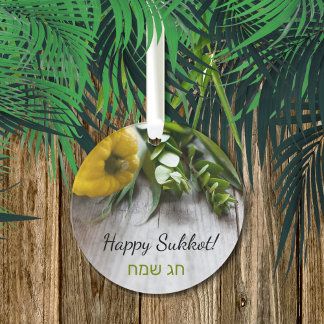 Décoration pour l'ornement Sukkah Happy Sukkot