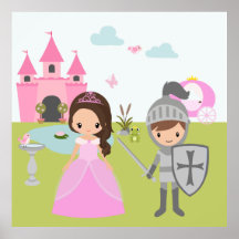 Décoration princesse et chevalier