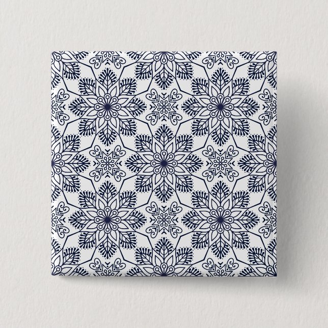 Decorations 2 Inch Square Button (Front)