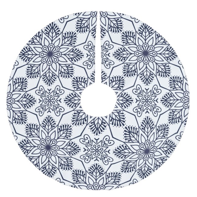 Decorations Brushed Polyester Tree Skirt (Front)
