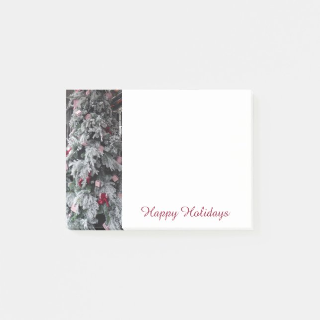 Décorations de Noël festives Post-It® Notes (Devant)