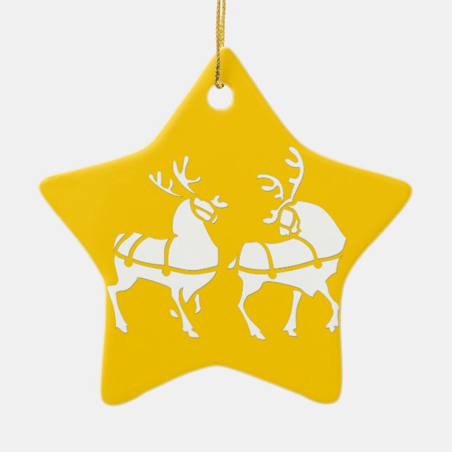 Décorations de Noël Reindeer (Devant)