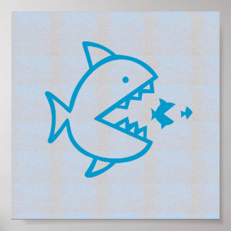 Décorations graphiques Sea Beach FISH EAT FISH