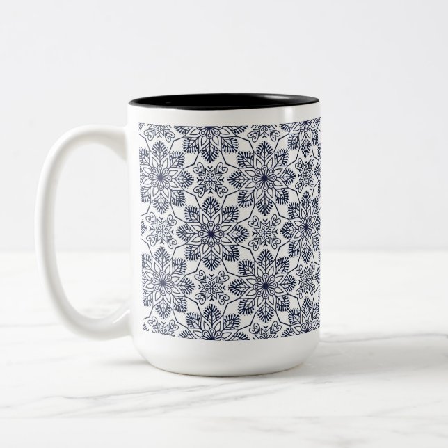 Decorations Two-Tone Coffee Mug (Left)