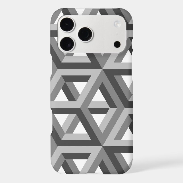 Decorative 3D Hexagons Pattern (Back)