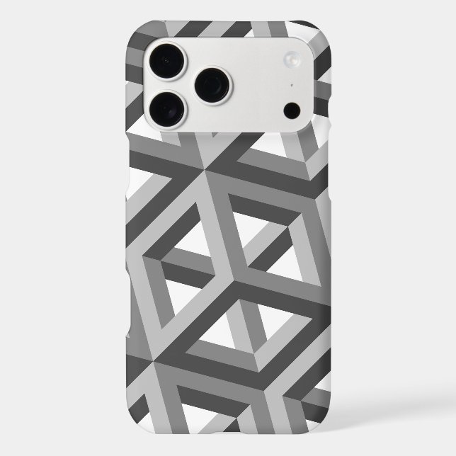 Decorative 3D Hexagons Pattern (Back)