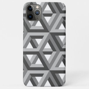 Decorative 3D Hexagons Pattern iPhone 11 Pro Max Case
