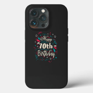 Decorative 70th Birthday iPhone 13 Pro Case