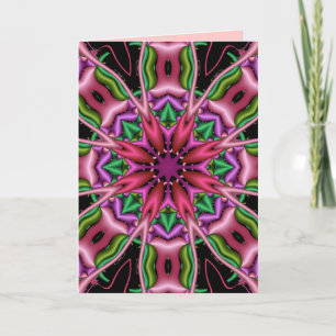 Decorative abstract Birthday card with text