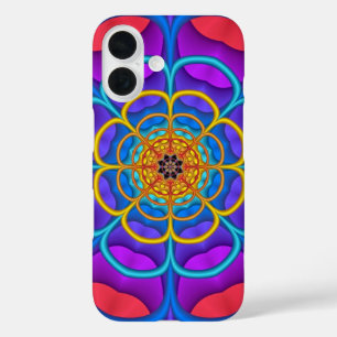 Decorative abstract Flower shape iPhone 16 Case