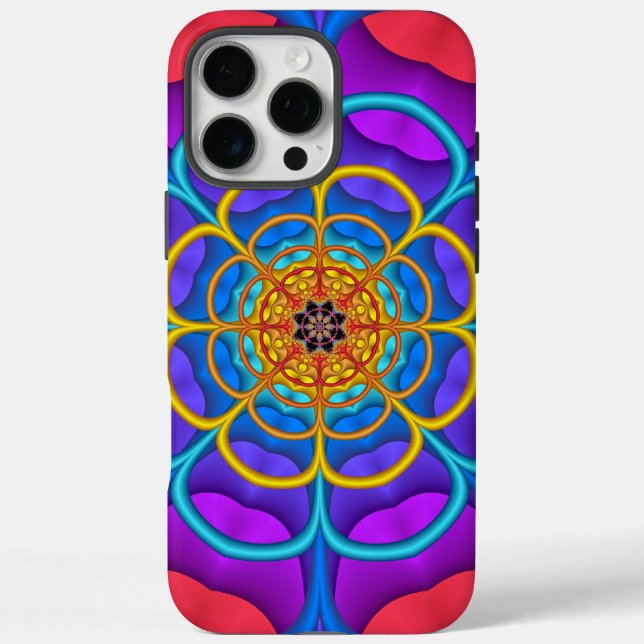Decorative abstract Flower shape Case-Mate iPhone Case (Back)