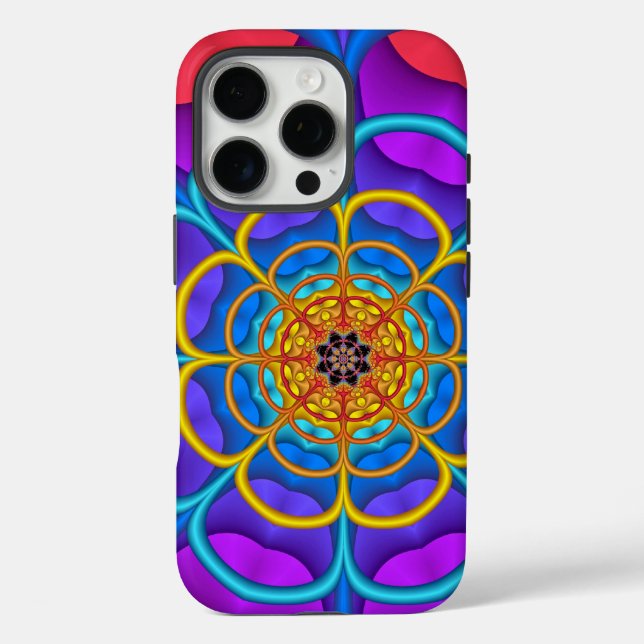 Decorative abstract Flower shape Case-Mate iPhone Case (Back)