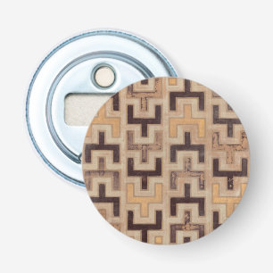 Decorative African Mudcloth Pattern Bottle Opener
