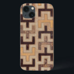 Decorative African Mudcloth Pattern iPhone 13 Case<br><div class="desc">Decorative African mudcloth pattern by Norman Wyatt Jr. featuring geometric shapes that seem to fit together. Fans of Tetris or geometric shapes should make this purchase today!</div>