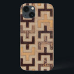 Decorative African Mudcloth Pattern iPhone 13 Case<br><div class="desc">Decorative African mudcloth pattern by Norman Wyatt Jr. featuring geometric shapes that seem to fit together. Fans of Tetris or geometric shapes should make this purchase today!</div>