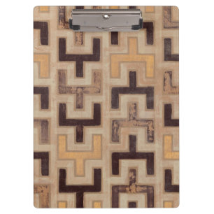 Decorative African Mudcloth Pattern Clipboard
