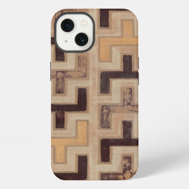 Decorative African Mudcloth Pattern iPhone Case (Back)