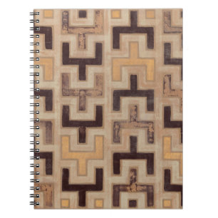 Decorative African Mudcloth Pattern Notebook