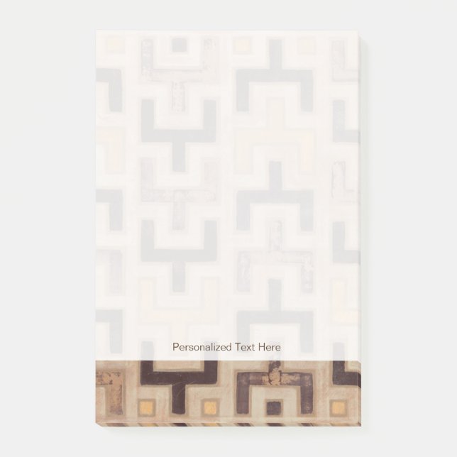 Decorative African Mudcloth Pattern Post-it Notes (Front)