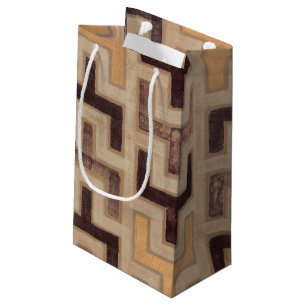 Decorative African Mudcloth Pattern Small Gift Bag
