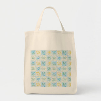 Decorative Amalfi style seamless pattern Tote Bag