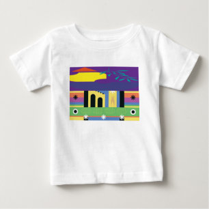 Decorative and Bold Maximalist Design for Artists Baby T-Shirt