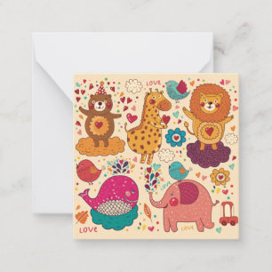 Decorative Animals Card