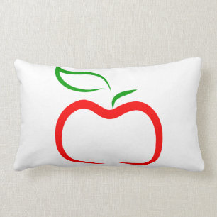 Decorative Apple Lumbar Pillow