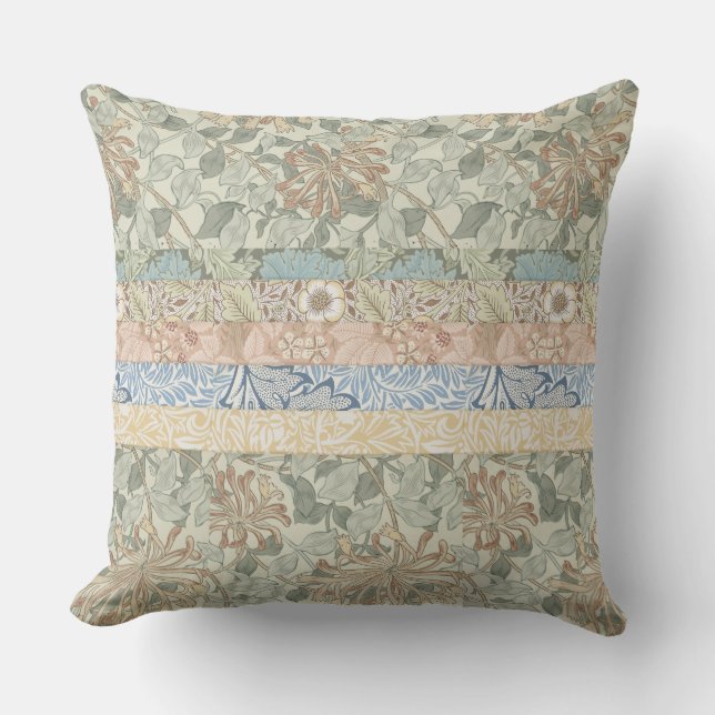 Decorative Art William Morris Nouveau Wallpapers   Outdoor Pillow (Front)