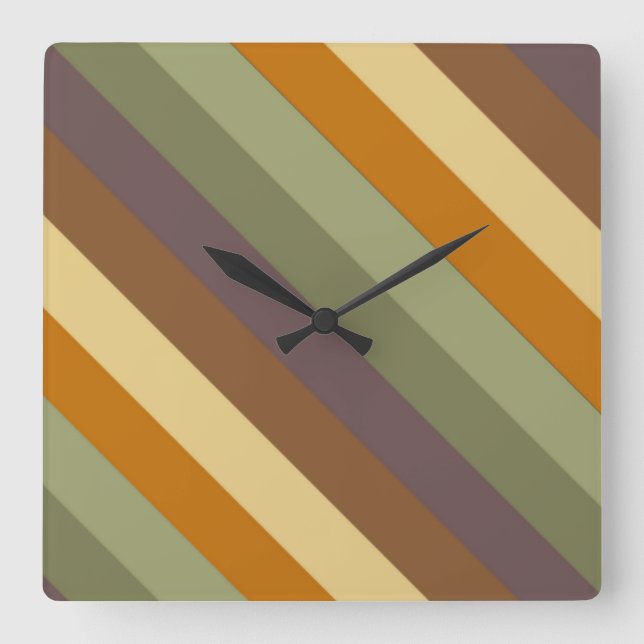 Decorative Autumn Wall Clock (Front)