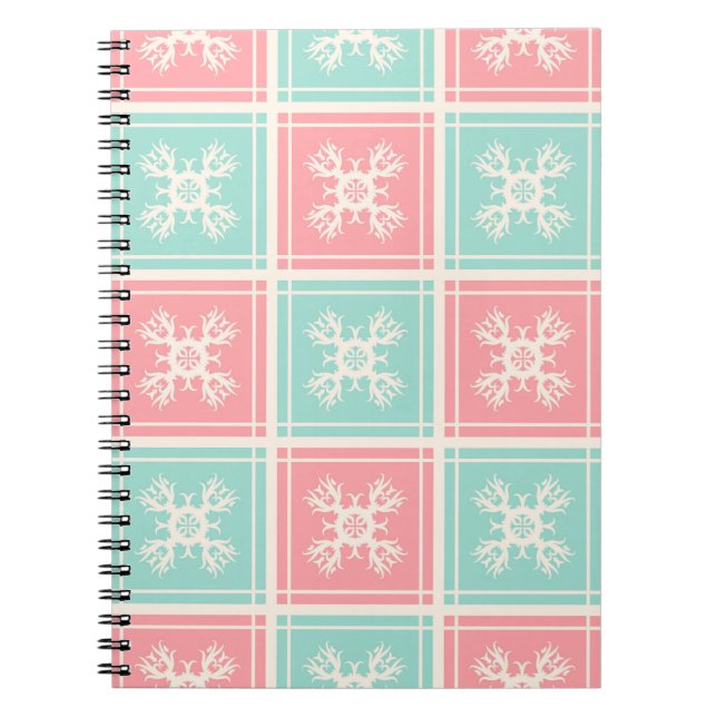 Decorative background with seamless elementsabstra notebook (Front)