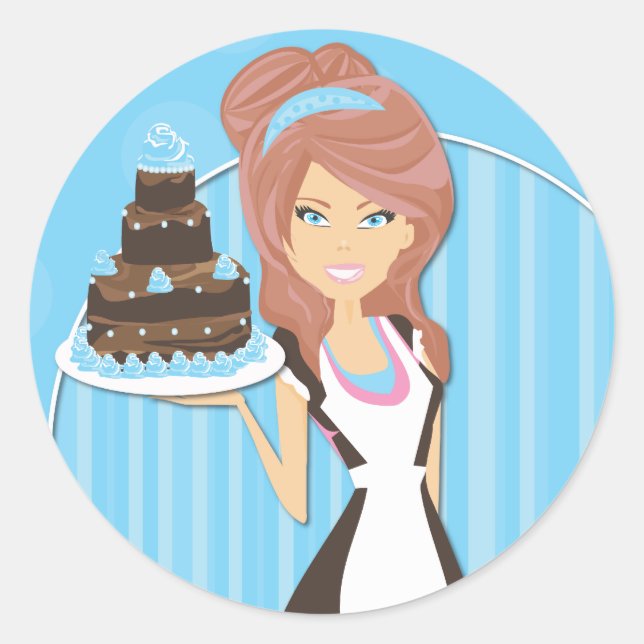 Decorative Baker Stickers (Front)