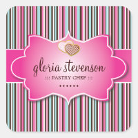 Decorative Bakery Price Tag Stickers