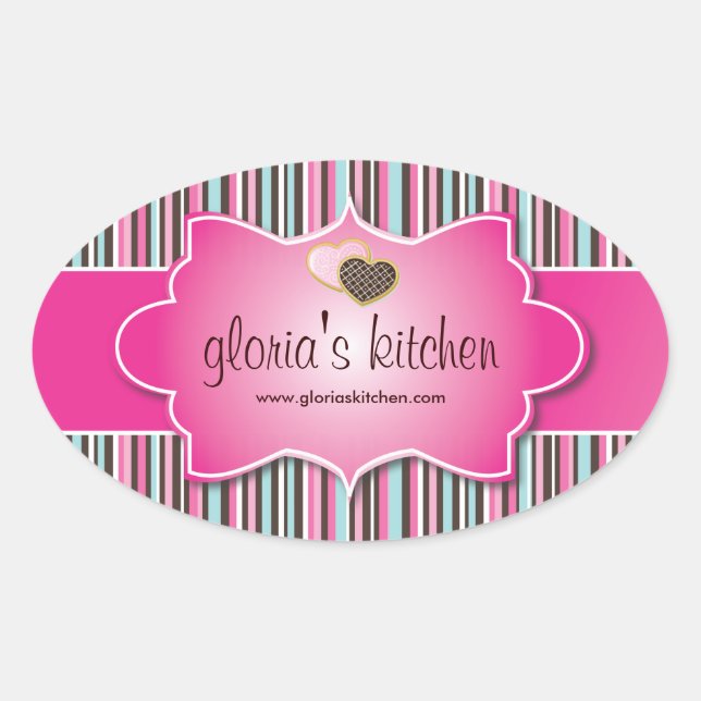 Decorative Bakery Price Tag Stickers (Front)