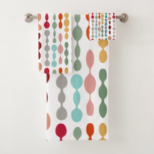 Decorative Barbells Bath Towel Set