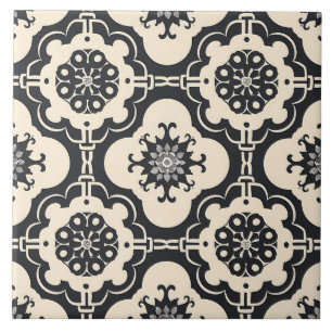 Decorative Baroque Arabesque pattern Tile